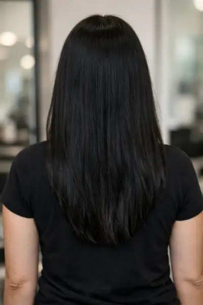 Antes - Transformação Balayage